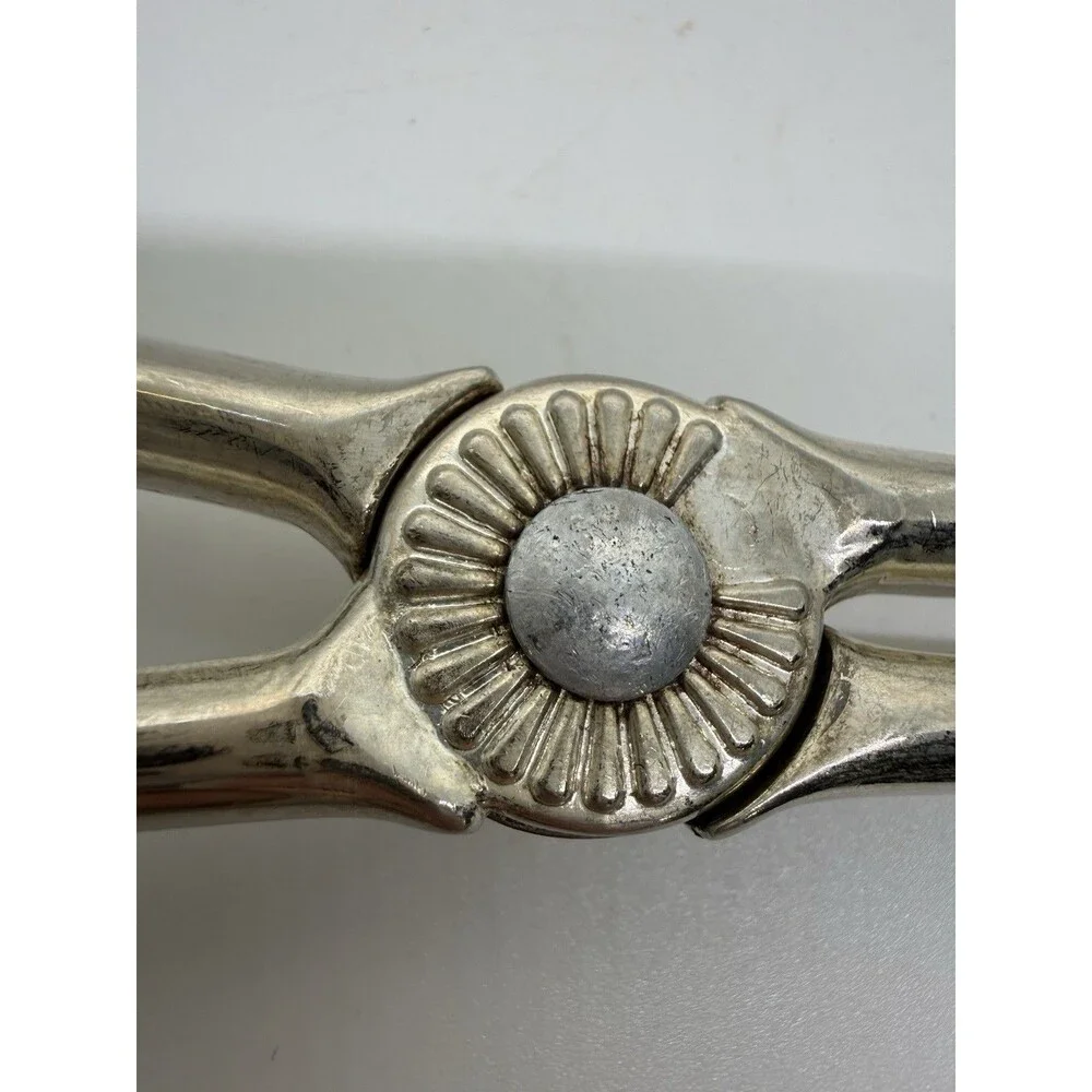 Vintage Silverplate Scissor Serving Tongs Salad Italy Flatware‎ 1pc
